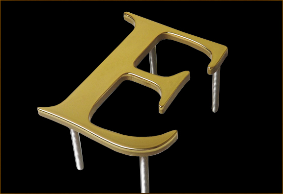 brass3dletters